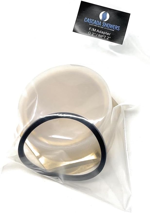 Cascada 2" G Thread Female to 2" NPT Thread Male Pipe Fitting Adapter - Image 5