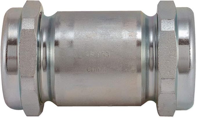 Eastman 5 Inch Long Pattern Compression Coupling, 1-1/2 Inch IPS, Galvanized - Image 2