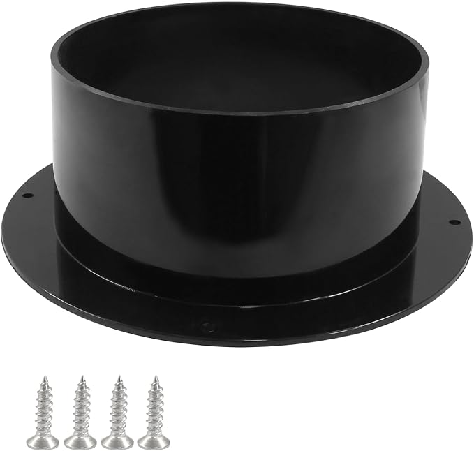 Piutouyar 125mm/5 Inch Duct Connector Flange, Straight Pipe Flanges Duct - Image 5