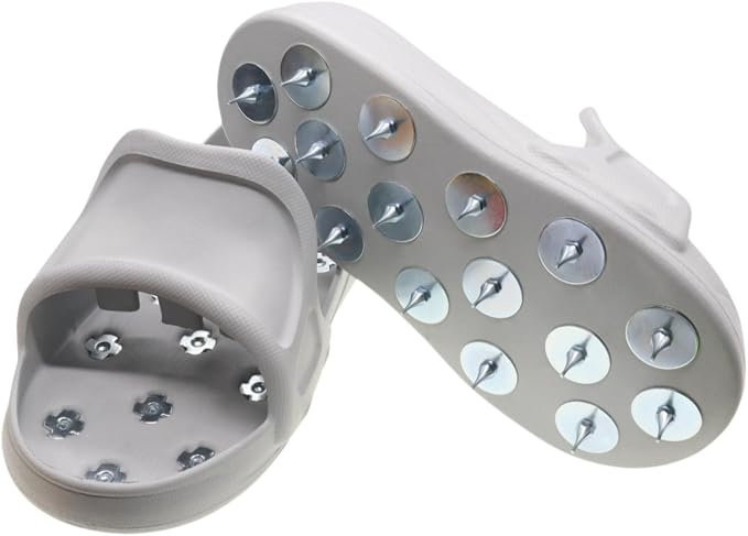 Anti-Slip Spiked Shoes for Epoxy Floors, Resinous Coatings, Self-Leveling by ComeFloor