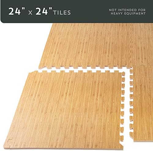 Forest Floor 3/8 Inch Thick Printed Foam Tiles, Premium Wood Grain Interlocking - Image 3