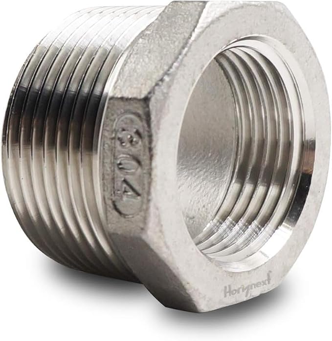 Reducing Bushing Pipe Adapter 1-1/4 MIP x 1 FIP, 304 SS - Image 6