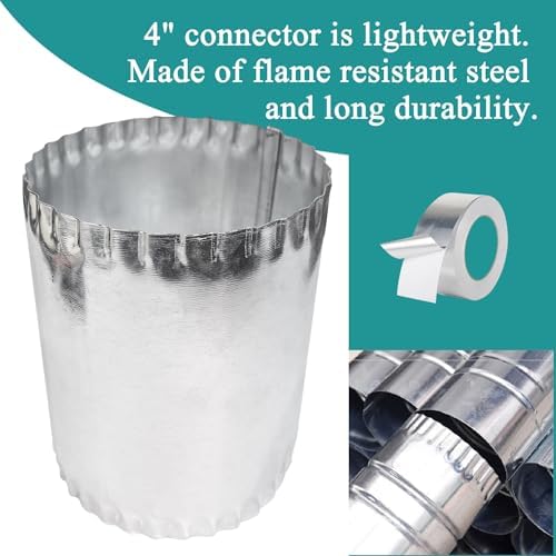 4” Vent Duct Extension Connector - Image 5