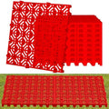 10 Pcs 15.7" x 15.7" Heavy Duty Ground Protection Mats, Interlocking Non-Slip by Nalwort