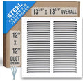 Fits 12x12 Duct Opening | Steel Return Air Grille by Handua | Vent Cover Grill by Handua