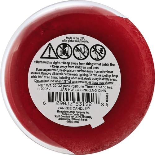 Yankee Candle Sparkling Cinnamon Scented, Classic 22oz Large Jar Single Wick - Image 12