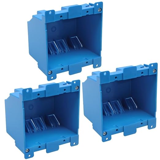 2-Gang Old Work Box, Plastic Junction Box by XGGYA