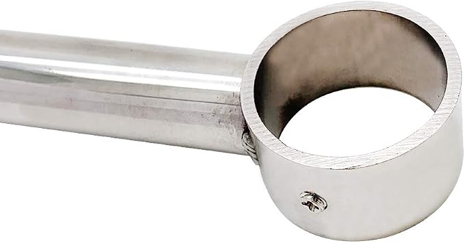 Ceiling-Mount Bracket Wardrobe Pipe Bracket Rod Lever Support Holder Fit 32 to - Image 4