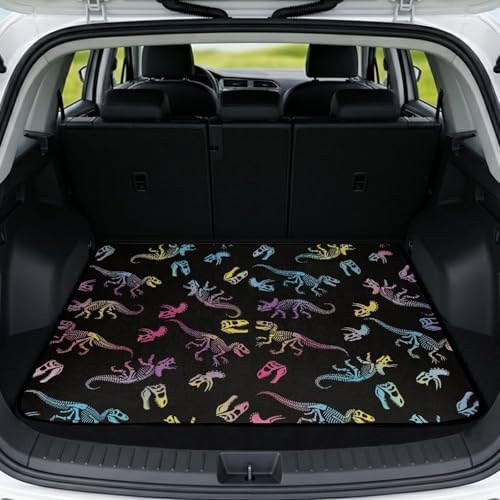 Colorful Dinosaur Universal Moving Trunk Mat 29"x39" – Heavy Duty Waterproof by Darisoco