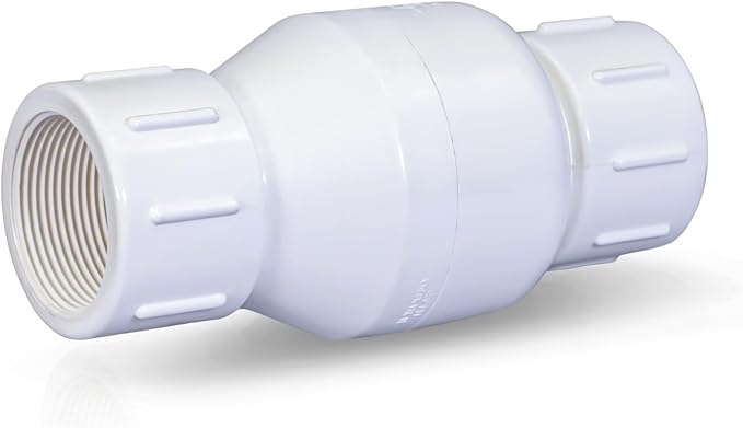 Midline Valve 4I2U34 PVC Inline Check Valve by MidlineValve