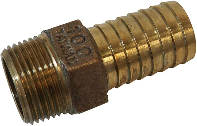 MFG No-Lead Bronze Adapter Inch Brass Male Adapter, Connects Submersible Pumps - Image 2