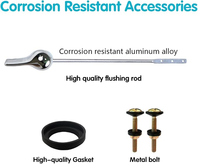 Upgraded 3-Inch Toilet Flusher Replacement Kit- Fits Most Brands - Image 5