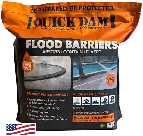 Quick Dam Water Activated Flood Barrier, 1 Pack by QuickDam