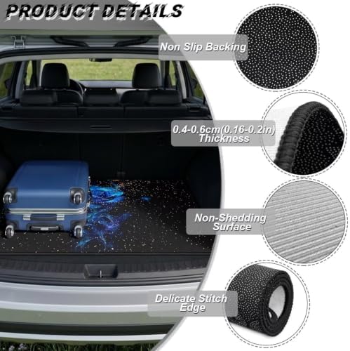 ELEQIN Car Trunk Cargo Liner Non Slip Backing Cargo Mat Rear Trunk Liner Galaxy - Image 6