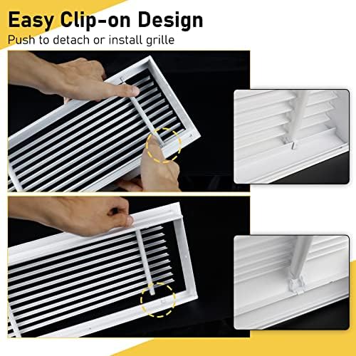 Linear Bar Air Grille 48" X 4", Aluminum Air Supply/Return Grilles, Easy Air - Image 4