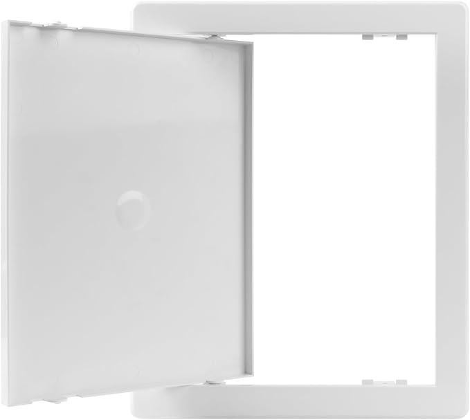 8x10 Inch White Access Panel for Drywall – ABS Plastic Square Wall, Ceiling - Image 9
