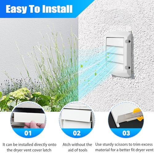 4 Inch Dryer Vent Flap Replacements - Image 6