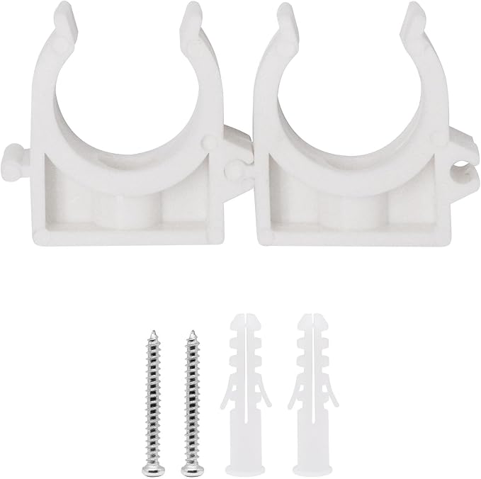 PEX Clips Pipe Clamp 1 Inch, 20 Pack 25 mm Pipe Hangers Pipe Holder PEX Tubing - Image 5