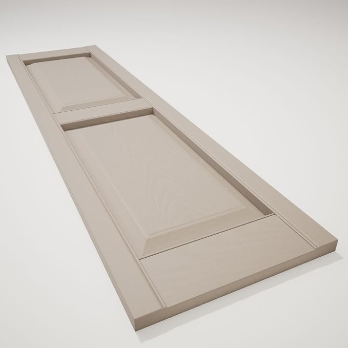 Builders Edge 14.75 in. W x 55 in. H Builders Edge, Standard Two Equal Panels - Image 6
