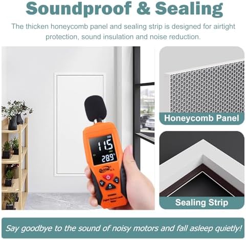 Sealed Soundproof Drywall Access Panel - Image 3