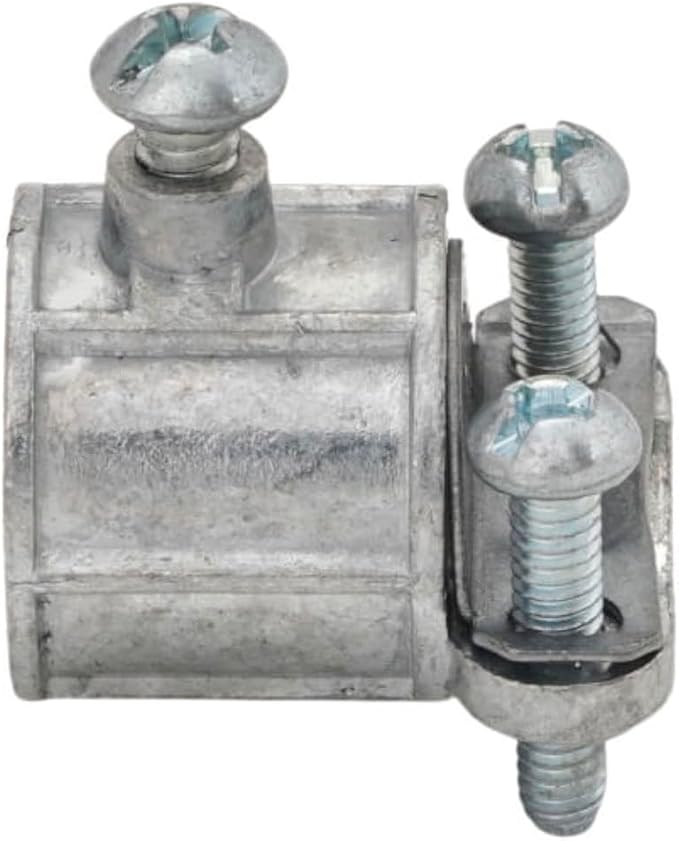 Electrical Combination Coupling 1/2" EMT Conduit to 3/8" Cable Connector by Unknown