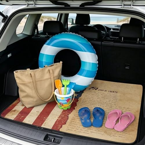 Retro 250th American Stroller Trunk Mat Universal Waterproof Cargo Liner - Image 2