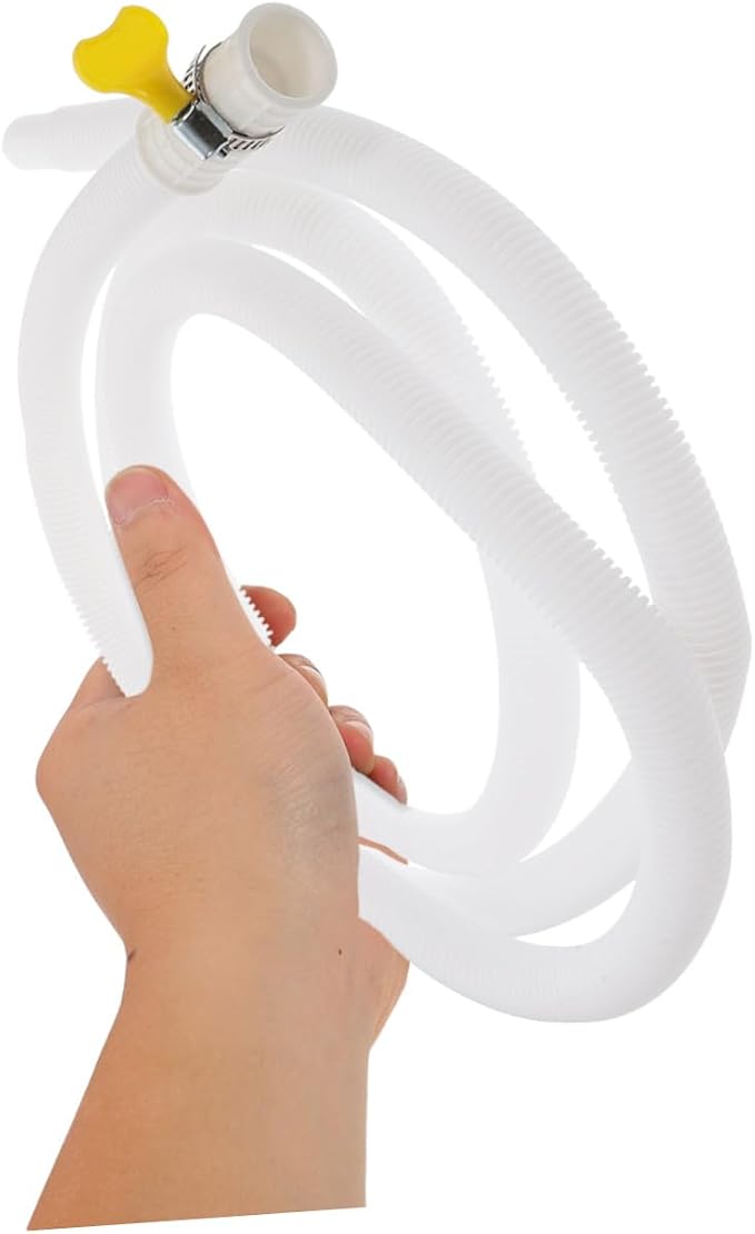 IMIKEYA 2pcs Washer Drain Hose Extension Flexible Drain Pipe Clamp - Image 9