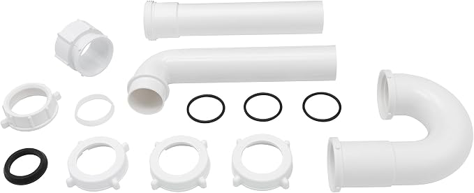 Pack 50 1-1/2 Inch Bayonet P-Trap Kit, Patented Polypropylene - Image 5