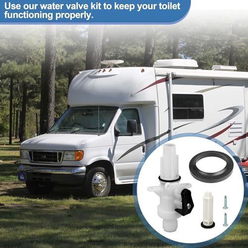 13168 Upgraded RV Toilet Water Valve Kit - Image 7