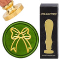 CRASPIRE Bow Wax Stamp Bowknot Wax Seal Stamp 30mm Vintage Removable Round by CRASPIRE