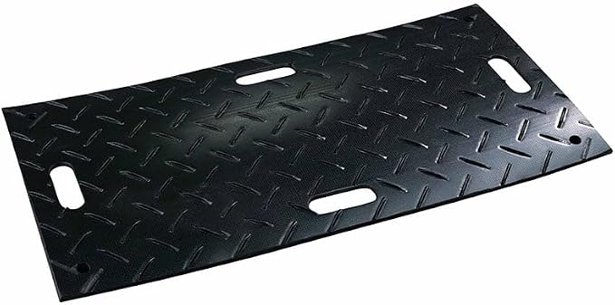 4 Pk 2' x 4' - 1/2" Thick Heavy Duty Ground Protection Mats - Easily Supports by MyteeProducts