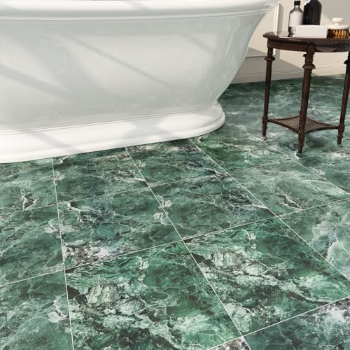 40 Pack Cover 40 Sq.Ft Peel and Stick Floor Tiles, 12” x 12” Self Adhesive by HomeUpgradeMadeSimple