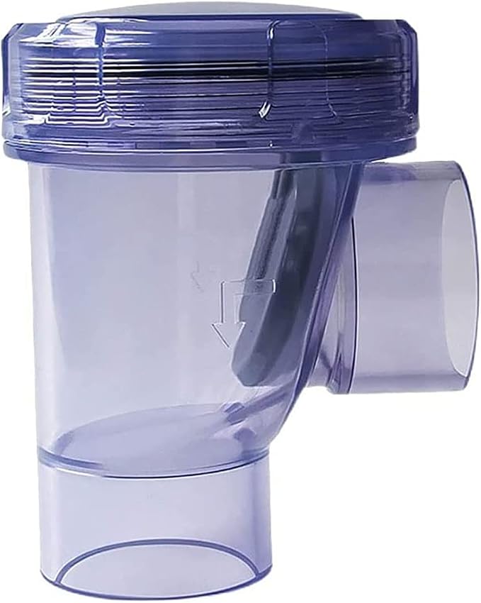 PVC Angle Flap Check Valve, ID 50mm Transparent Anti-backflow Check Valve - Image 2
