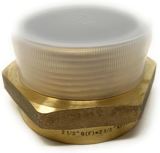 Cascada Lead-Free 2 1/2" G Thread Female to NPT Male Adapter | G Thread Female - Image 7