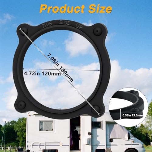 RV Toilet Floor Flange Seal and Mounting Hardware Kit Compatible - Image 5