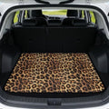 ELEQIN Classic Leopard Print Car Trunk Mat Cargo Liner by ELEQIN