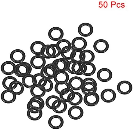 uxcell O-Rings Nitrile Rubber, 3mm Inner Diameter, 5mm OD, 1mm Width, Round - Image 2