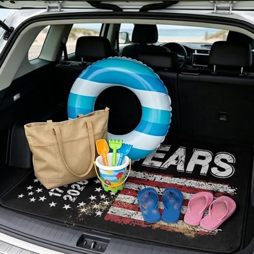 ELEQIN 250th 4th of July, Car Cargo Liner, All Weather Heavy Duty Trunk Mat - Image 2