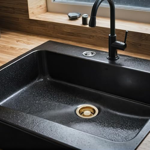 Westbrass D2089-01 4-1/4" Kitchen Sink Waste Disposal Drain Flange and Stopper - Image 5