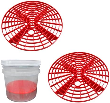 Yourkar 2 PCS Car Wash Bucket Inserts, Plastic Vehicle Wash Bucket Insert by Unknown