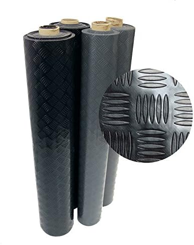 Rubber Cal Diamond-Grip Floor Mat by Rubber-Cal