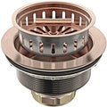 BOTEMY B9171 Copper Kitchen Sink Drain Kit 3 1/2 Sink Strainer by BOTEMY