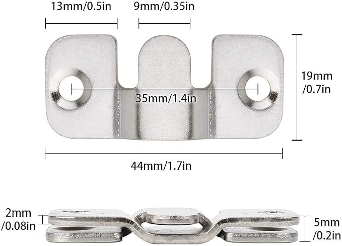 Photo Frame Hook, Tiberham Furniture Connector, Recessed Mounting Bracket - Image 4