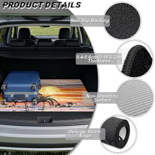 ELEQIN Car Cargo Liner, All Weather Heavy Duty Trunk Mat, Cargo Mats - Image 6
