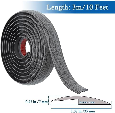FONUNO Carpet Transition Strip Self Adhesive Floor Transition Strip - Image 2