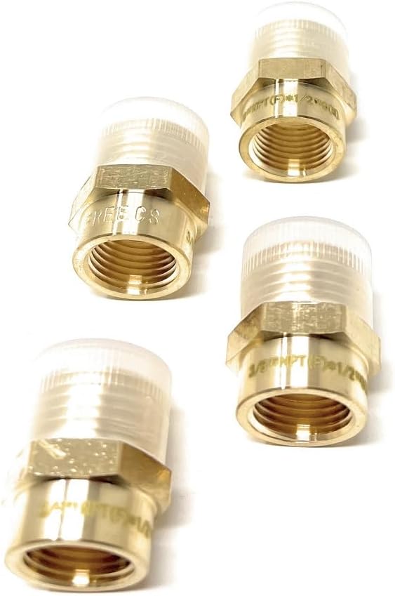 Cascada Lead-Free Brass Adapter, G Thread British BSPP Male to NPT Female | - Image 4