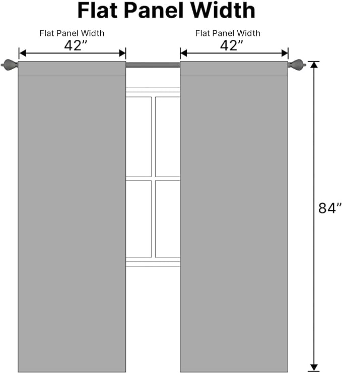 H.VERSAILTEX Blackout Curtains Thermal Insulated Window Treatment Panels Room - Image 7