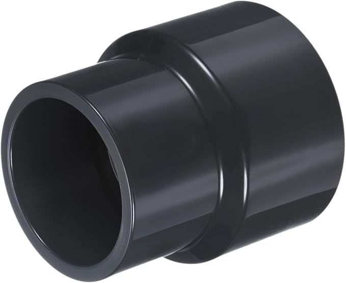 M METERXITY 1-Pack UPVC Reducer Pipe Fitting, 2-1/2"x2" Reducing Coupling by MMETERXITY