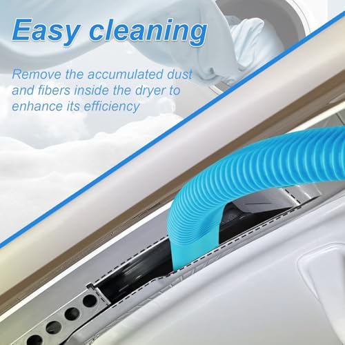 Upgraded Dryer Vent Cleaner Kit: Universal Vacuum Hose Attachment - Image 3