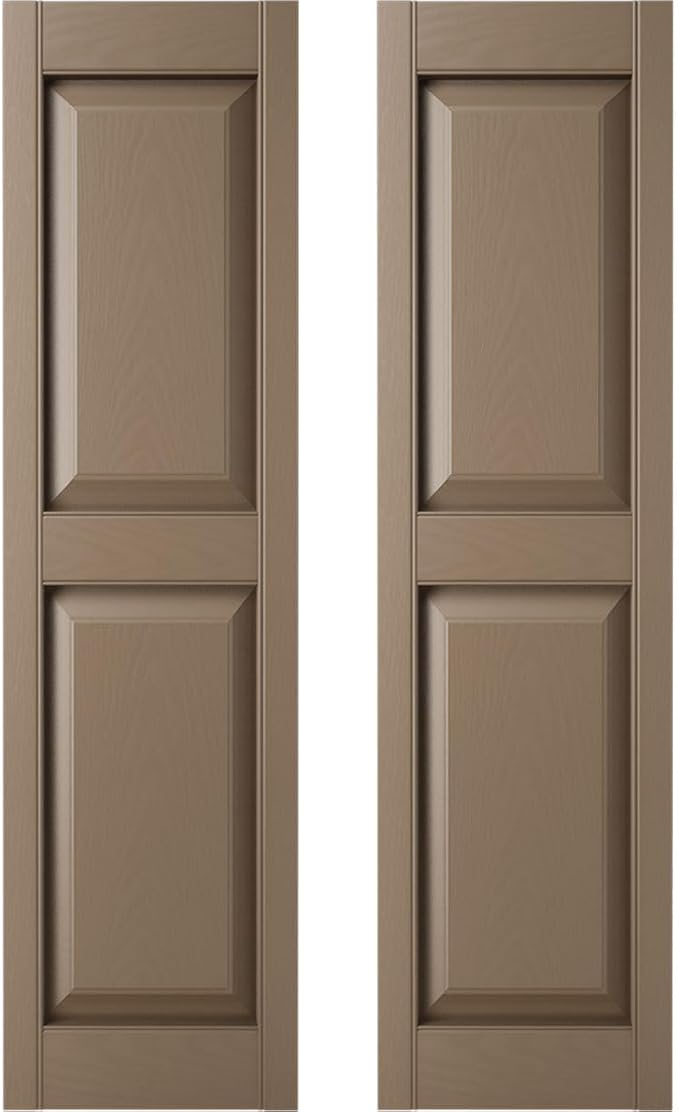 12 in. W x 35 in. H Builders Edge, Standard Two Equal Panels, Raised Panel by Builders+Edge